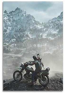 VZRSQZK Poster The Game Days Gone, dekoratives Gemälde, Leinwand, Wandposter und Kunstdruck, modernes Familienschlafzimmer-Dekor-Poster, 40 x 60 cm