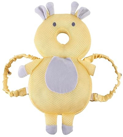 PW TOOLS Kopfschutz-Rucksack | Anti-Fall-Sicherheits-verstellbares Kopfschutzkissen,Kinder-Tierschutzkissen zum Krabbeln, atmungsaktiver, weicher Kinder-Wanderkissen-Rucksack