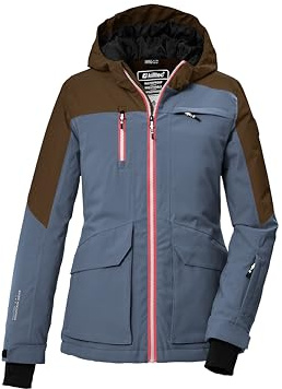 Killtec Mädchen Ksw 340 Grls Ski Jckt Skijacke/Funktionsjacke mit Kapuze und Schneefang