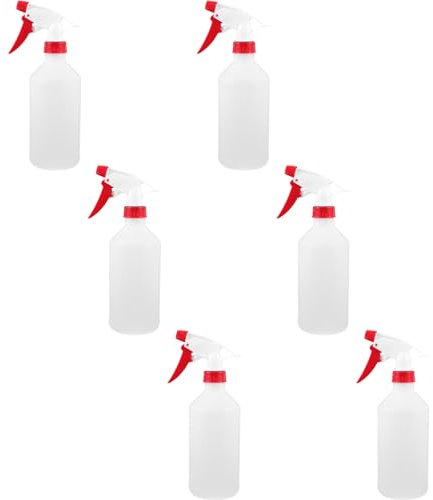 FONDOTIN 6stücke Pack Leere Wasser Sprühflasche Haar Sprühflasche Dispenser Für Haus Und Salon Mit Dichtem Verschluss Ergonomisches Design Multifunktional Für Styling Gärtnern Und