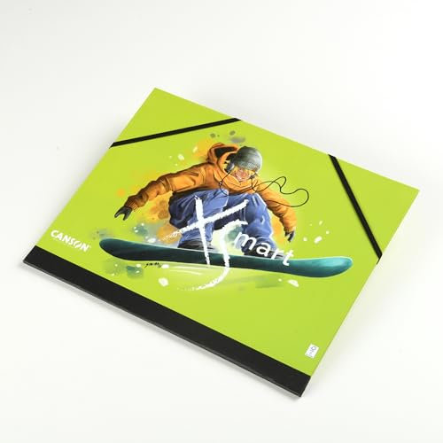 CANSON XSmart - Carton à dessin - 2 élastiques - 32 x 45 cm - Edition artiste