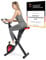 Christopeit Sport Klappheimtrainer X-Bike, Ergometer, Fitnessbike indoor mit Magnet-Bremssystem, klappbar, leise