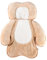 Liemuao Réducteur Cosy Poussette Universelle Siege Auto, Tissu en Peluche Douce Coussin de Siège Poussette Coussin Nacelle pour Hiver Chaud Coussin De Soutien pour La Tête Et Le Corps (Brun)