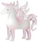Increfunhome Figura de unicornio de cristal para decoración de mesa, adornos rosados, regalo fino para niñas, regalo para el día de San Valentín, Navidad, aniversarios, delicada decoración del hogar