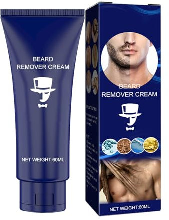 Haarentfernungscreme für Männer, dringt schnell in die Haarfollikel ein, 60 ml, schmerzloser Epilierer, Enthaarungscreme für Gesicht, Brust, Rücken, Arme, Beine, Achseln