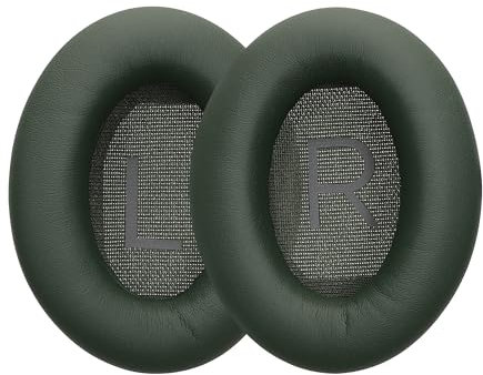 kwmobile Ear Pads Compatible with Bose QuietComfort 45 / QC45 / SC Earpads - 2x Replacement for Headphones - Dark Green