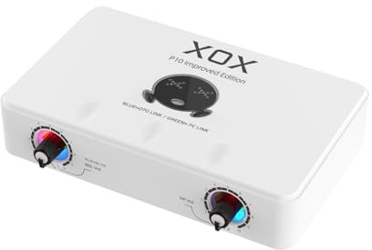 XOX P10 Improved Edition USB Audio Interface for Live Streaming, Recording and Podcasting Studio Quality Recording with Driver Panel