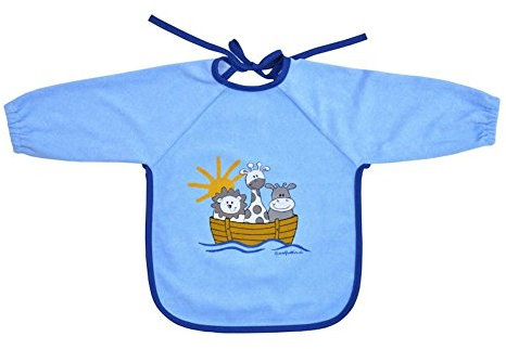 Mauz Ärmellätzchen beschichtet mit Aufdruck Frottee Nässeschutz