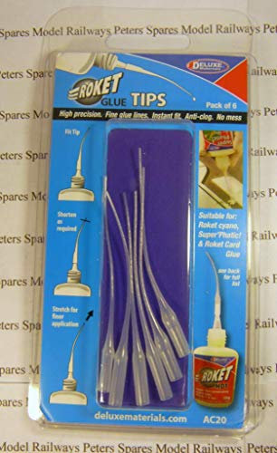 AC-20 Roket Glue Tips for the accurate application of super glue DELUXE MATERIALS