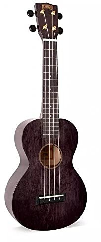 Mahalo-Hano-Hano-Ukulele-Konzert 2 Transparent Schwarz