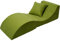 Velinda Klappsofa bequem, entspannend, 3 in 1, Hocker, Tisch grün