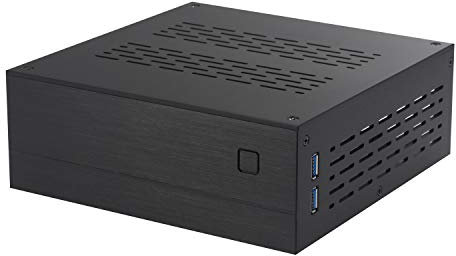 Goodisory A01 Aluminum Mini-ITX HTPC Desktop Computer Chassis (Black Aluminum)