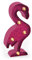 Legami Dekorative Accessoires, Metall, Flamingo, Small