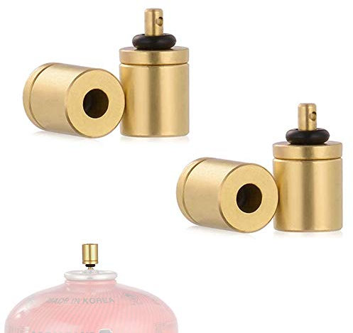 NA Outdoor Camping Gas Refill Adapter,4 Pcs Stove Connector Cylinder Gas Tank Burner Hiking Inflate Butane Canister Accessories