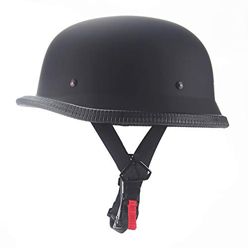 Adulte Rétro Casques Bols Protection Casque,Dot Homologué Casque Moto Jet Demi Casque,pour Street Bike Cruiser Chopper Moped Scooter Moto Casques A,XL=59~60cm