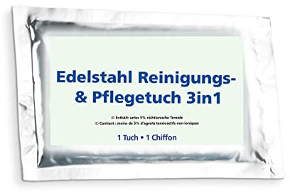 Edelstahl Reinigungs- und Pflegetücher, 10 Stück, WENKO - WENKO