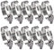 Schlauchschellen, Edelstahl-Schlauchschelle für 1/2 Zoll bis 1 Zoll Schlauchrohr, mechanische Anwendung, 10 Stück Schlauchklemmen-Set
