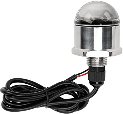 Aramox 12V Bleu 9LED Lumières LED Marines pour Bateau Sous-marin, Lumière de Bouchon de Vidange 1200lm 1/2in NPT Lampe Sous-marine Sillage de Marée Lumière LED Sous-marine pour Bateau Bateau Marin