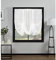 NetCurtainsUK Plain Voile Tie Blind Curtain Panels 140cm (55'') Wide x 140cm (55'') Drop (White) (HWTB01)