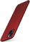 moex Alpha Case für Apple iPhone 14 Hülle Ultra Dünn, Schutzhülle mit erhöhtem Kameraschutz, Slim Cover Hardcase Backcover, Dünnste Handyhülle Minimalistisch, Matt Rot