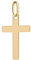 Kreuz Anhänger Gold 585 Echtgold 14K Ketten-Anhänger Christliche Geschenke für Damen und Männer