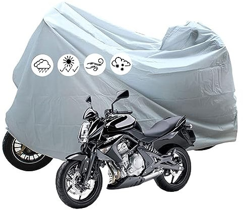 Housse De Moto, Bache Moto Etanche, Housse Moto Exterieur, Housse Protection Moto, Motorcycle Cover, Bâche de Protection pour Moto, Bache Moto Imperméable, Housse Moto Impermeable(130 x 230cm)