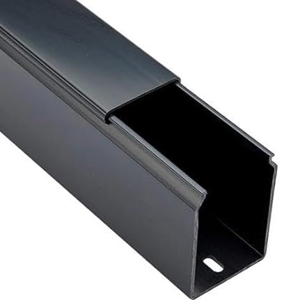SOLID WALL DUCT, PVC, BLK, 50X50MM, PK8, Cable Management, Raceway & Duct (09260000Y) Pack of 8