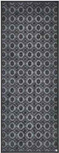 Barbara Becker Fußmatte Spirit, Schmutzfangmatte waschbar, für Eingangsbereich Wohnungstür, Fußabstreifer, Türmatte, Anthrazit, 67 x 170 cm