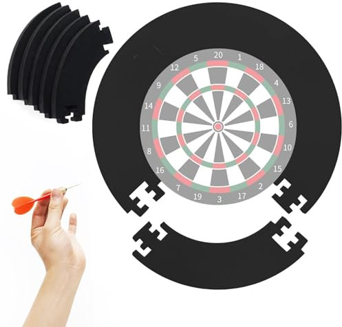 Dartscheibe Surround Ring, EVA Dartscheibe Surround Jigsaw Ring Design Dartscheibe Wandschutz Darts Ringe Spleißen für Dart Liebhaber