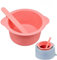 GYWHOOFT Rose chauffe en silicone La du bol, 10 x 6,5 cm antiadhésif cire Pot Silicone bol, réutiliser la cire fusion plus chaude Liner avec mélanger le bâton