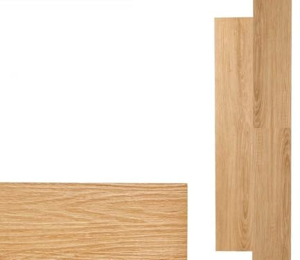 Láminas de Vinilo Adhesivo Imitación Madera de Parquet Marrón Claro - Paquete de 24 Piezas (91,4x15,2 cm) - 3,33m² - Instalación Fácil y Económica para Renovación del Hogar
