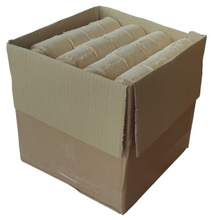 Brichetto 100% di legno abete, Legna da Ardere, Made in Italy, Legno Naturale