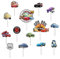 14 PCS Car Cake Toppers - Race Car & Birthday Decorations, Cake & Cupcake Toppers for Baby Showers & Parties