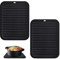 Tapis de Dessous de Plat en Silicone,2PCS Anti-dérapant Anti-Chaleursupport de Pot, Grands sous-Plats Carrés,Tapis de Pot de Dessous de Plat, pour Cuisine et Salle à Manger,Protection de la Table