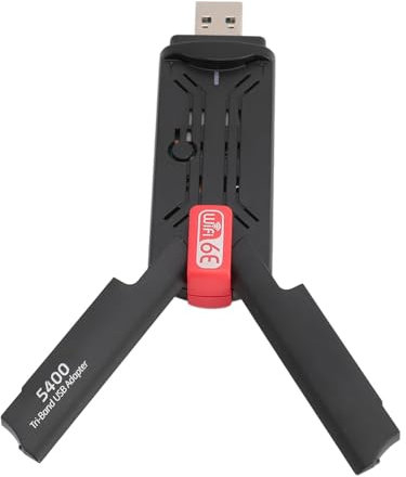 USB WiFi Adapter, 2.4G 5G 6G Tri Band Wireless Network Adapter, WiFi 6E, USB3.0 WiFi Dongle, for Desktop Laptop PC