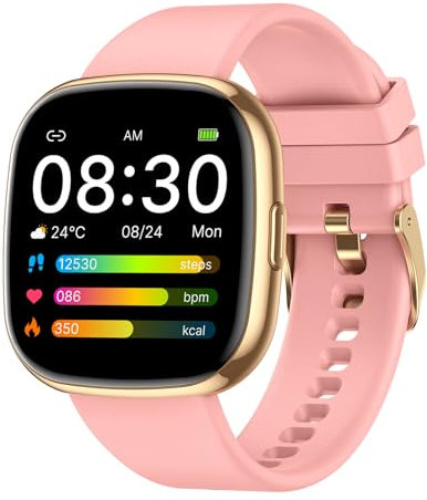 Smart Watches for Women Men (Answer/Make Calls), 1.72 HD Fitness Tracker, 24/7 Heart Rate/SpO2/Sleep Monitor Pedometer IP68 Waterproof 110+ Sport Modes Watches Compatible with iPhone Android Phones