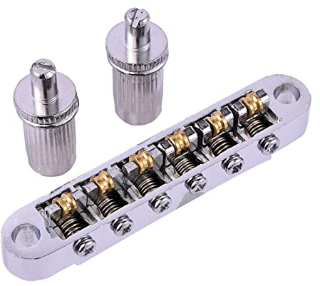 Tune O Matic Zink Alloy Guitar Bridge Roller Sättel 6 Sait