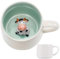 3D Tier Kaffee Tasse Nette Kuh Innen - Lustige Cartoon Handgefertigte Figürigkeit Milch Teetasse, Weihnachten Geburtstag Kuh Drucken Geschenke für Kinder Mädchen frau Grandma Tante