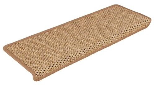NQJIBUE Artikel-Stufenmatten selbstklebend Sisaloptik 30 Stück 65x21x4 cm orange Haushaltsbedarf Treppenstufen