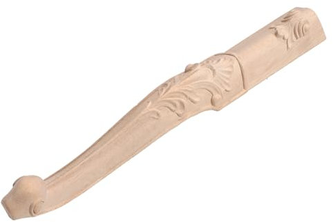 Abaodam Möbelbein Aus Massivholz: Dekorative Couchtischstütze – Elegantes Geschnitztes Design, Robuste Holzfüße – Verleiht Innenräumen Wärme