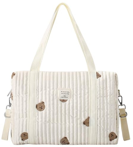 Messenger-Wickeltaschen, 14, 1 x 4, 7 x 11, 8 Zoll große Babytasche, tragbare, leichte Windeltasche mit Griff und Riemen für die Reise