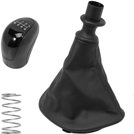 Anlseiod Pomo Palanca Cambios para Mercedes Sprinter B906 Vito W639 Viano W639 2006-2013 Pomo Cambios + Fuelle Caja de Cambios 6 Velocidades, Pieza de Repuesto OEM 959944