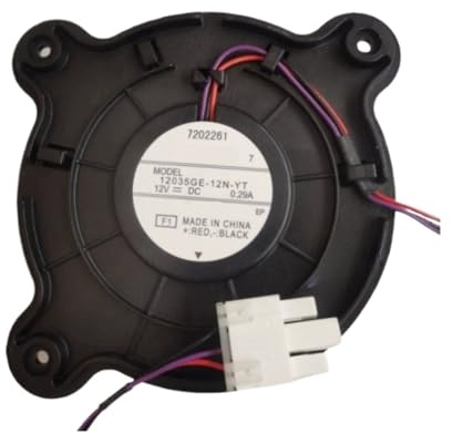 Refrigerator Cooling Fan Replace Parts 12035GE-12N-YT，Compatible For Samsung Fridge Radiator DC 12V 0.29A Freezer Parts