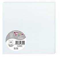 Clairefontaine 1839C Packung (mit 25 Karten Pollen, 135 x 135 mm) 210g, Blau
