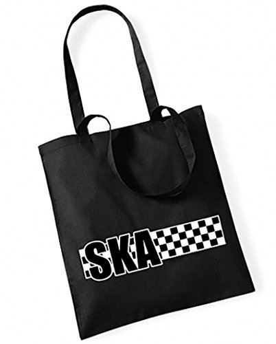 Racker-n-Roll SKA Cotton Bag Stoffbeutel schwarz