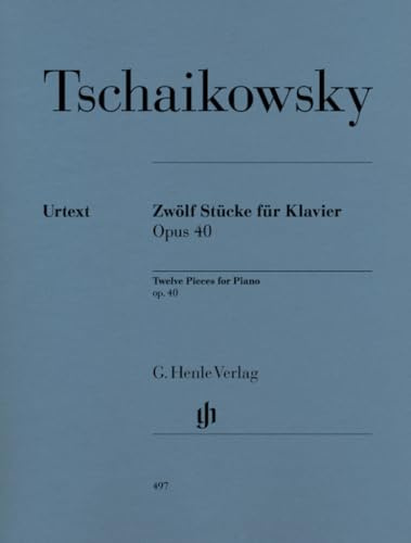 Zwölf Stücke für Klavier op. 40: Besetzung: Klavier zu zwei Händen (G. Henle Urtext-Ausgabe)