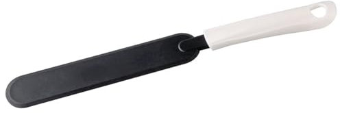 Fackelmann Spatel 31,5 cm ARCADALINA, Streichpalette mit praktischem Griff, Palettenmesser mit Funktionsteil aus Kunststoff für beschichtete Töpfe und Pfannen (Farbe: Schwarz/Weiß), Menge: 1 Stück