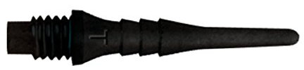 Bull´s Tefo-X Shark Softtip Dart Spitzen für E-Dart, Farbe:schwarz
