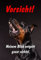 Schild Warnschild Achtung Dobermann – Meinem Blick entgeht gar Nichts – Hund Hundeschild 30x20cm Hartschaum Aluverbund -S25N