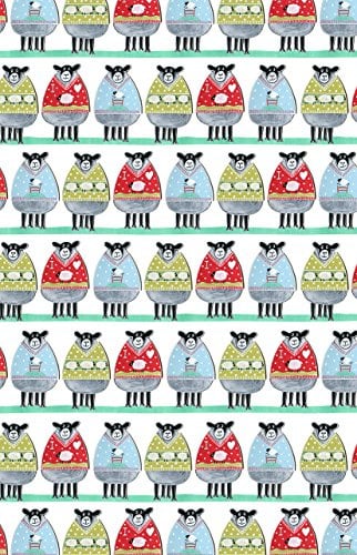 Moorland Pottery Sheep Woolly Jumpers Tea Towel